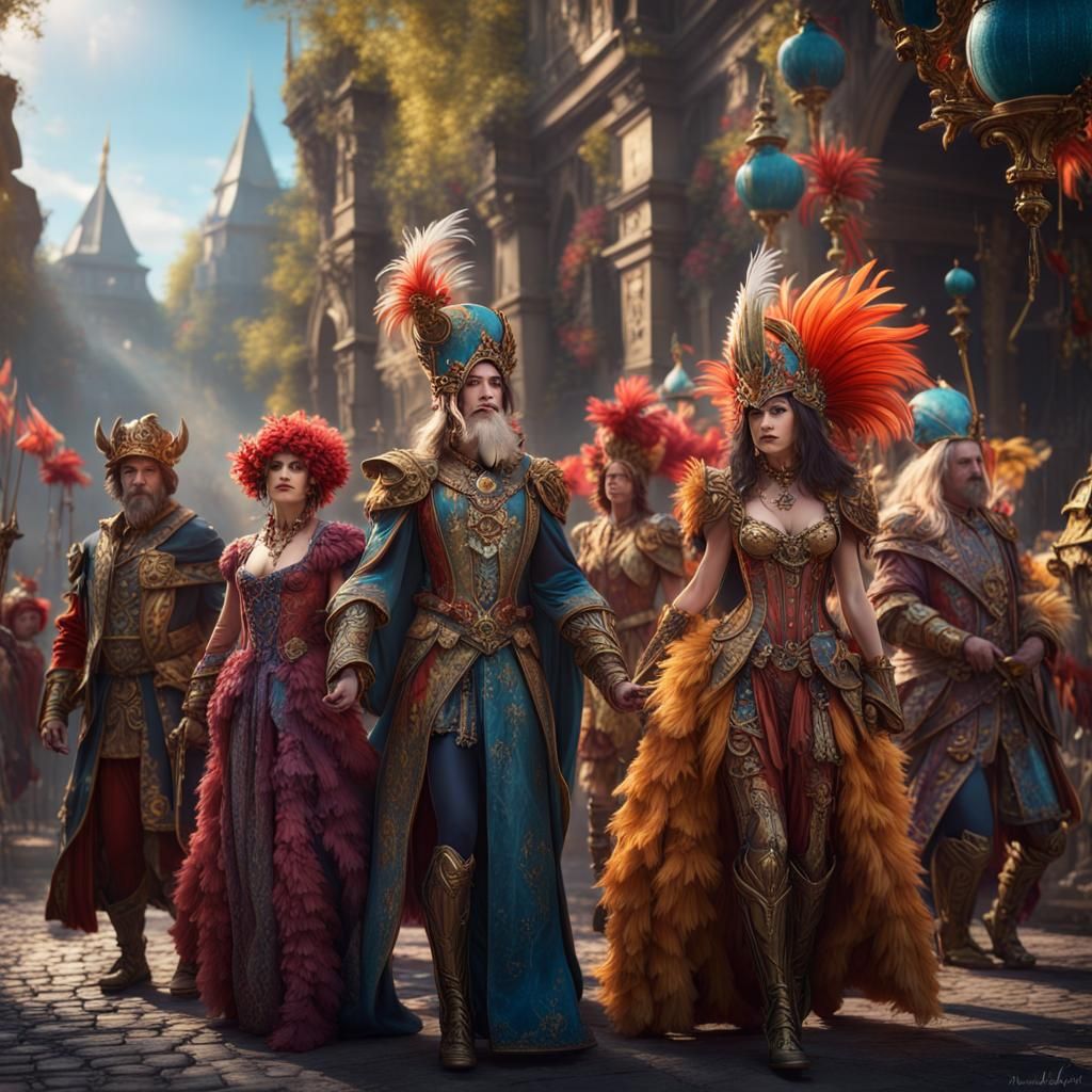 Maximalist Fantasy Parade in Unreal Engine 5