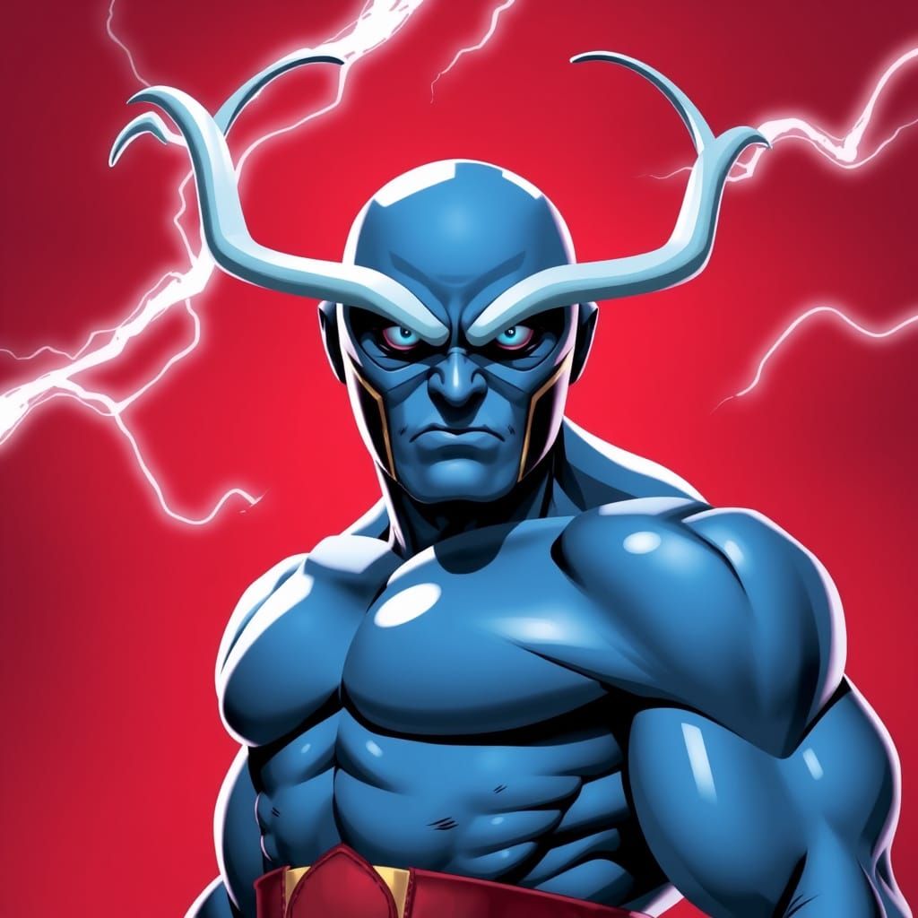 The Tick as Alex Ross Comic Art