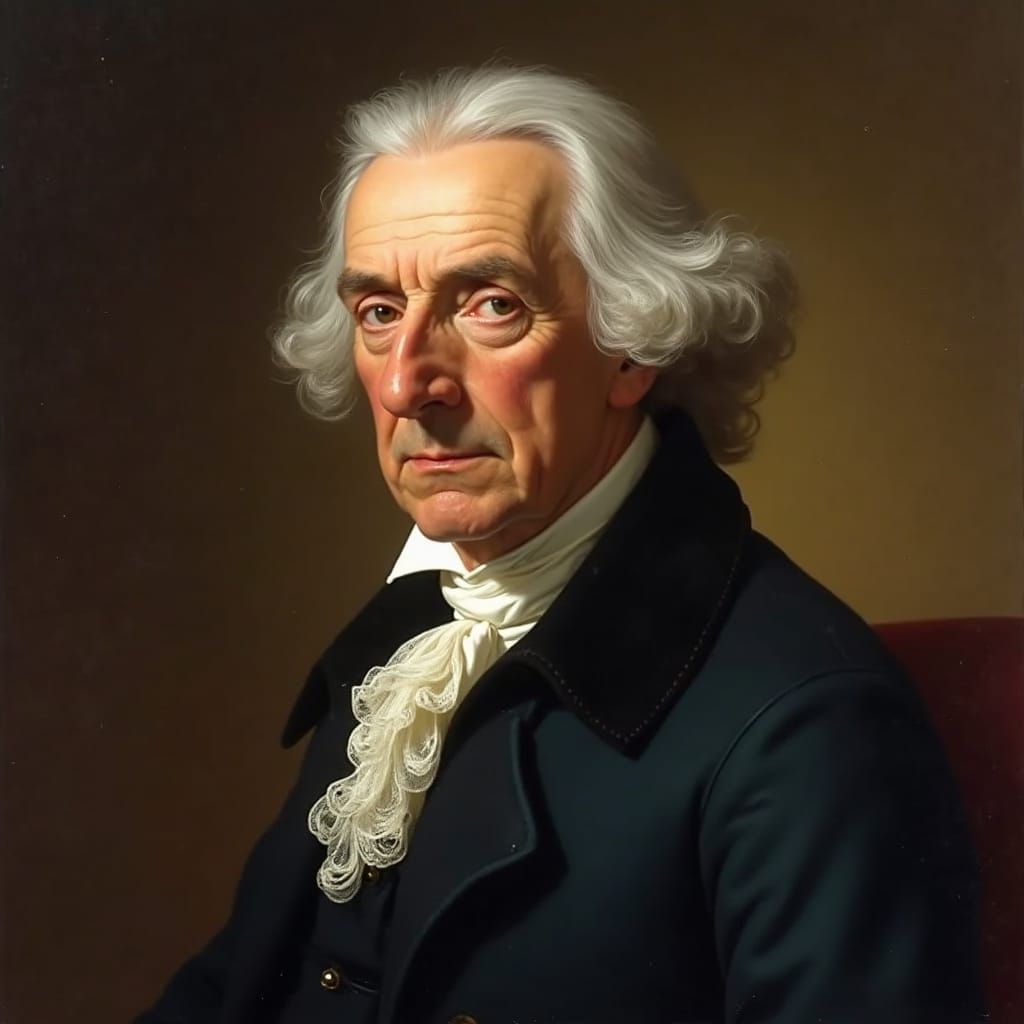 Elderly English Gentleman in the Style of Gainsborough