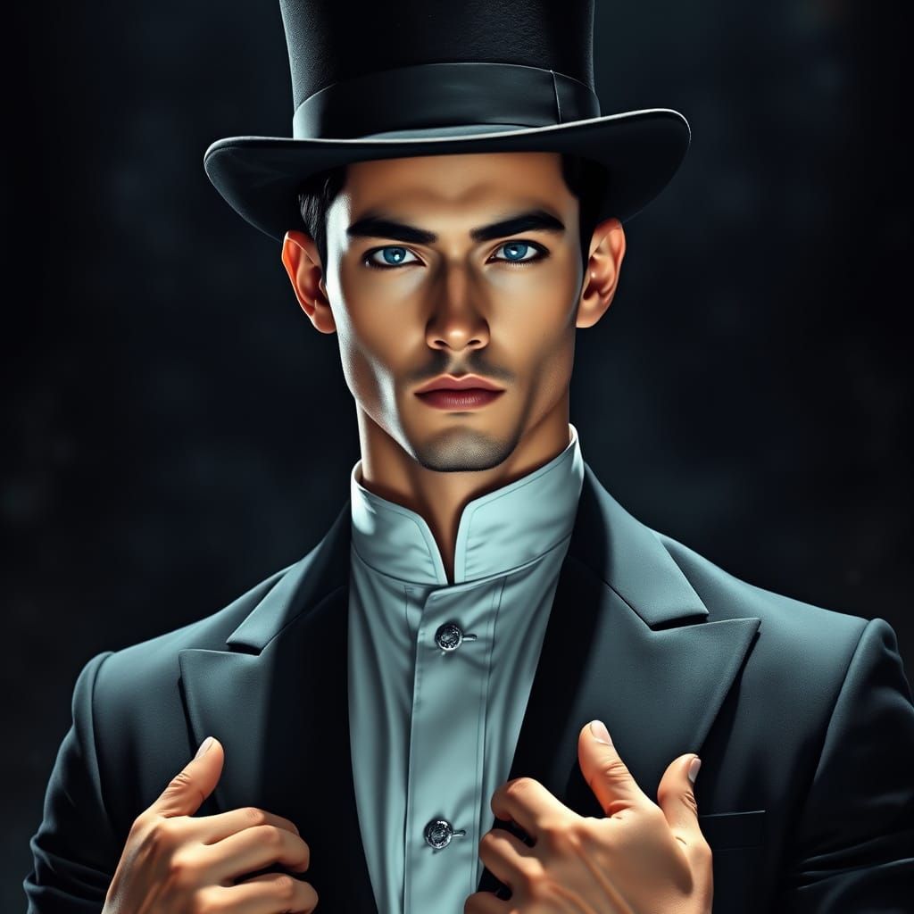 Ethereal Dark Fantasy Emperor in Ultra-Realistic 8K Digital ...