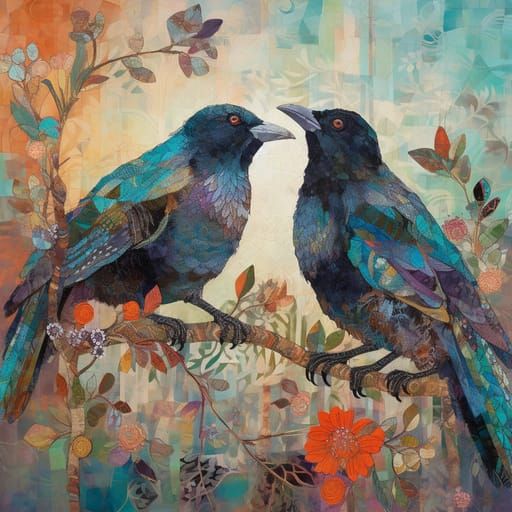 Dynamic Abstract Art in Delaunay Style