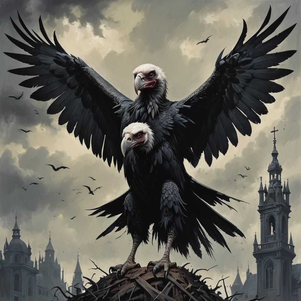 Sinister Gothic Horror Vulture