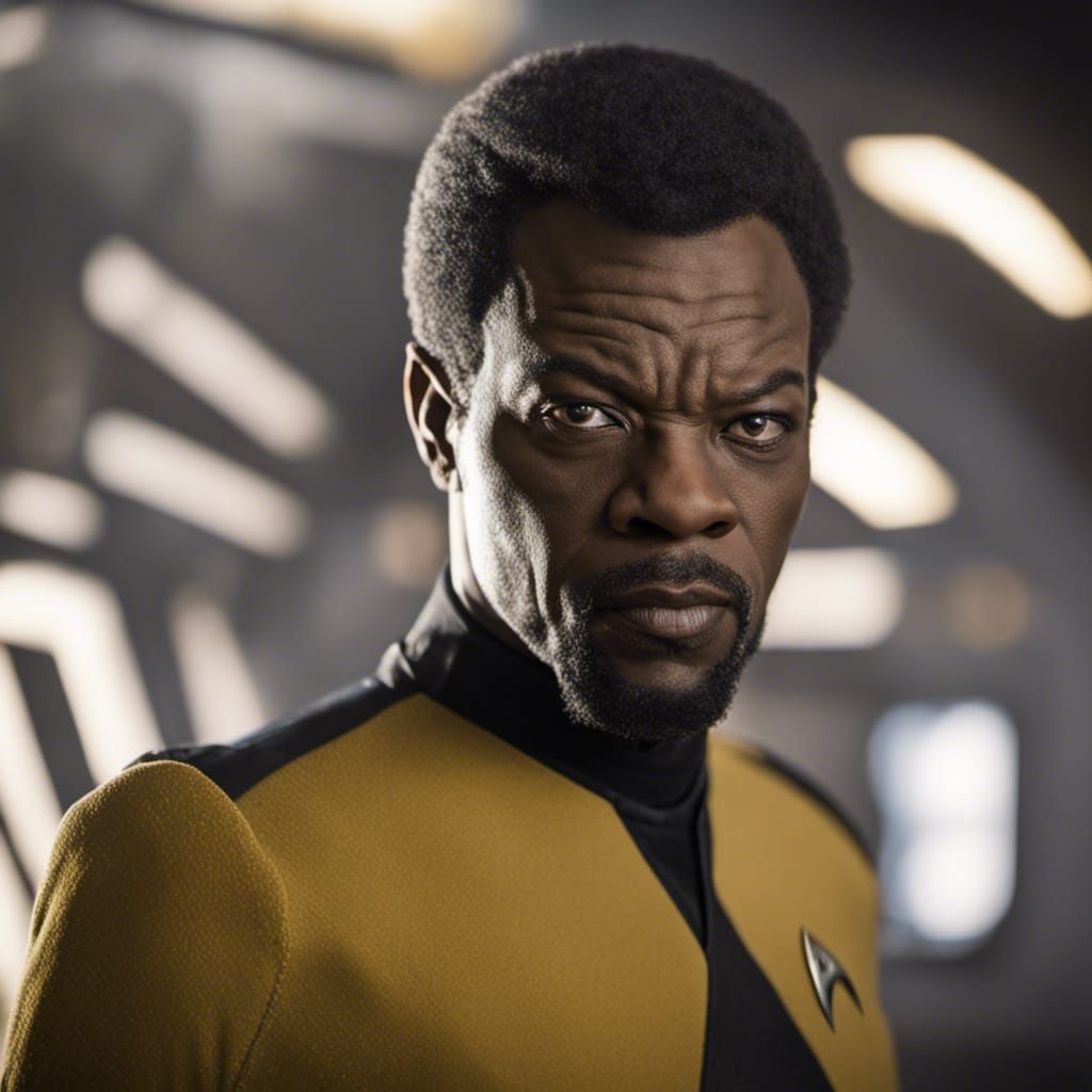 Star Trek Geordi La Forge: Professional Portrait