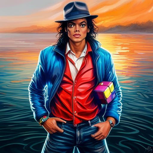 Michael Jackson & Rubik's Cube