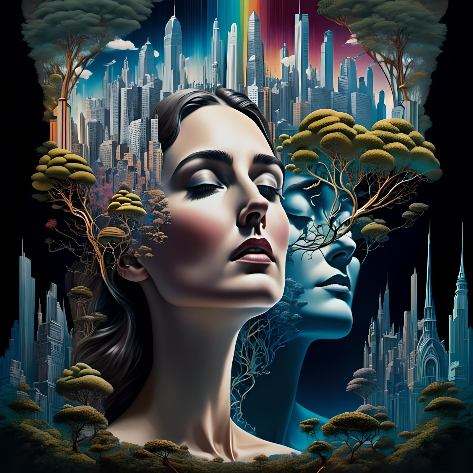 Shadows trapped in the three dimensional dream