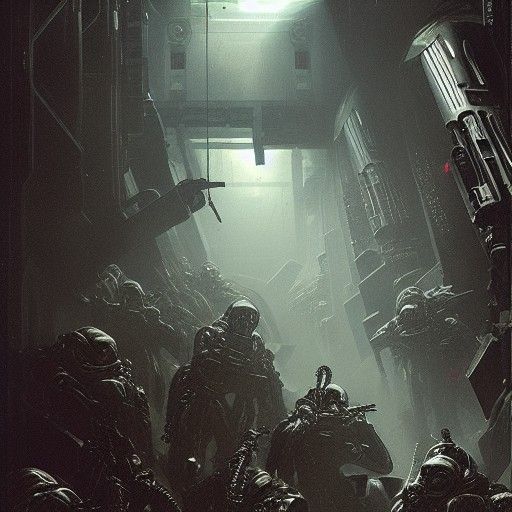 Xenomorph Attack on LV-426: Aliens Movie Scene