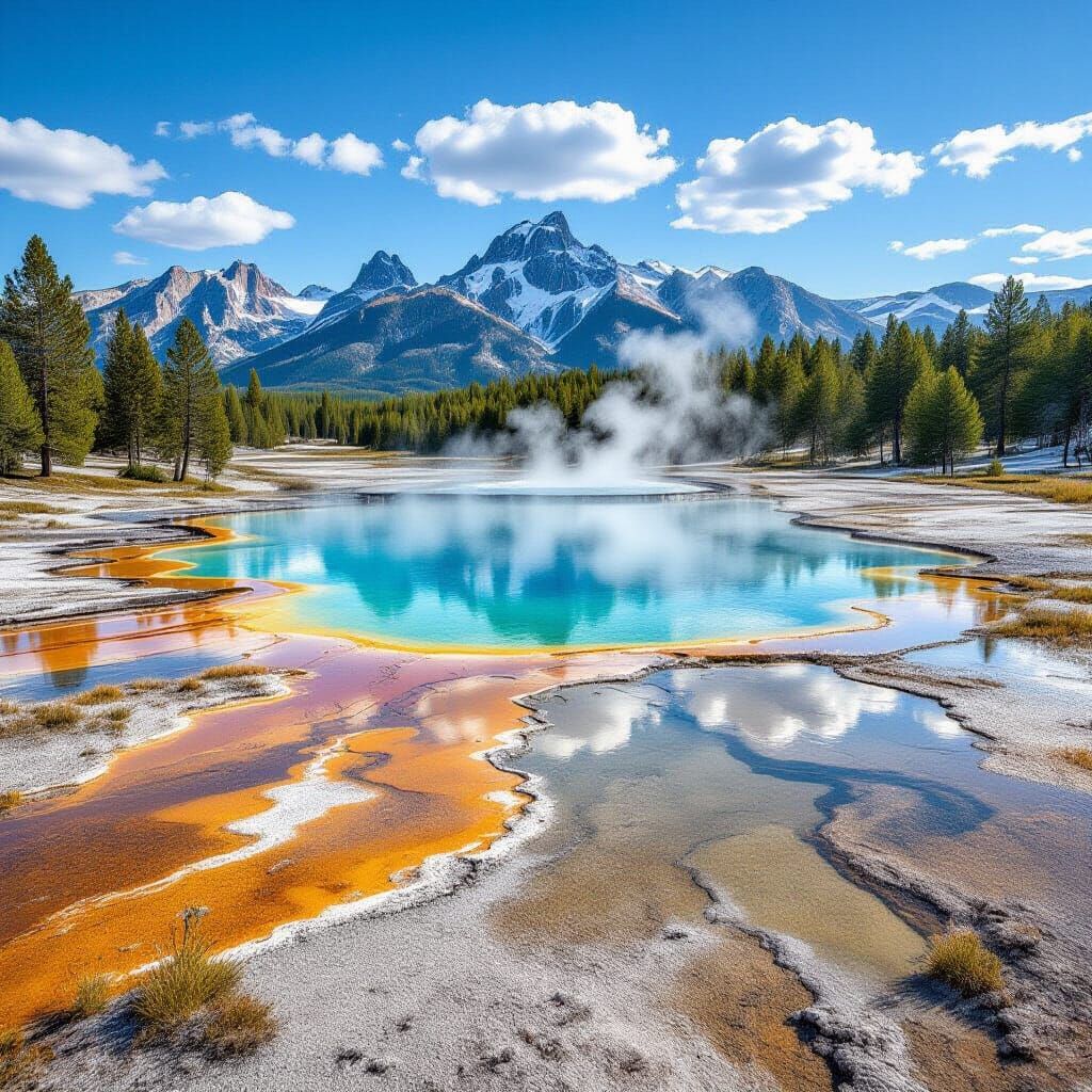 Yellowstone's Thermal Pools: A National Geographic View