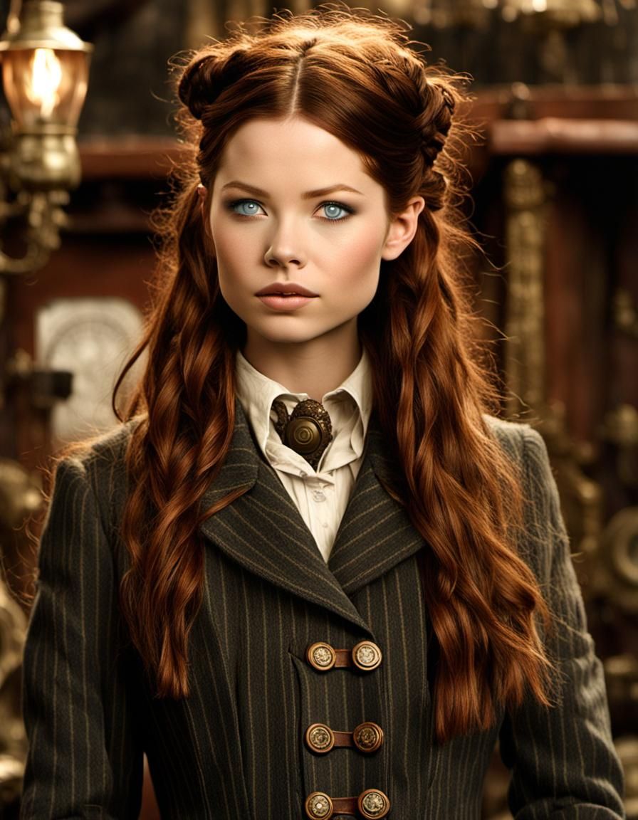 Daveigh Chase as Steampunk Adventurer Helena Wells