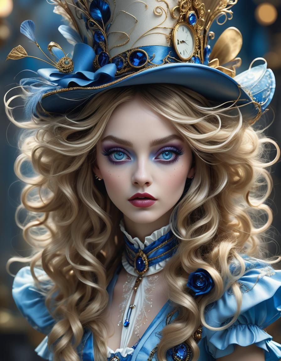 Haute Couture Alice in Wonderland Portrait