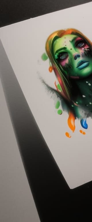 Hyperrealistic, splash art, concept art, mid shot, intricately detailed, color depth, dramatic, 2/3 face angle, side lig...