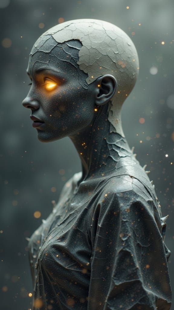 Abstract Dreamscape of Thought and Sensation