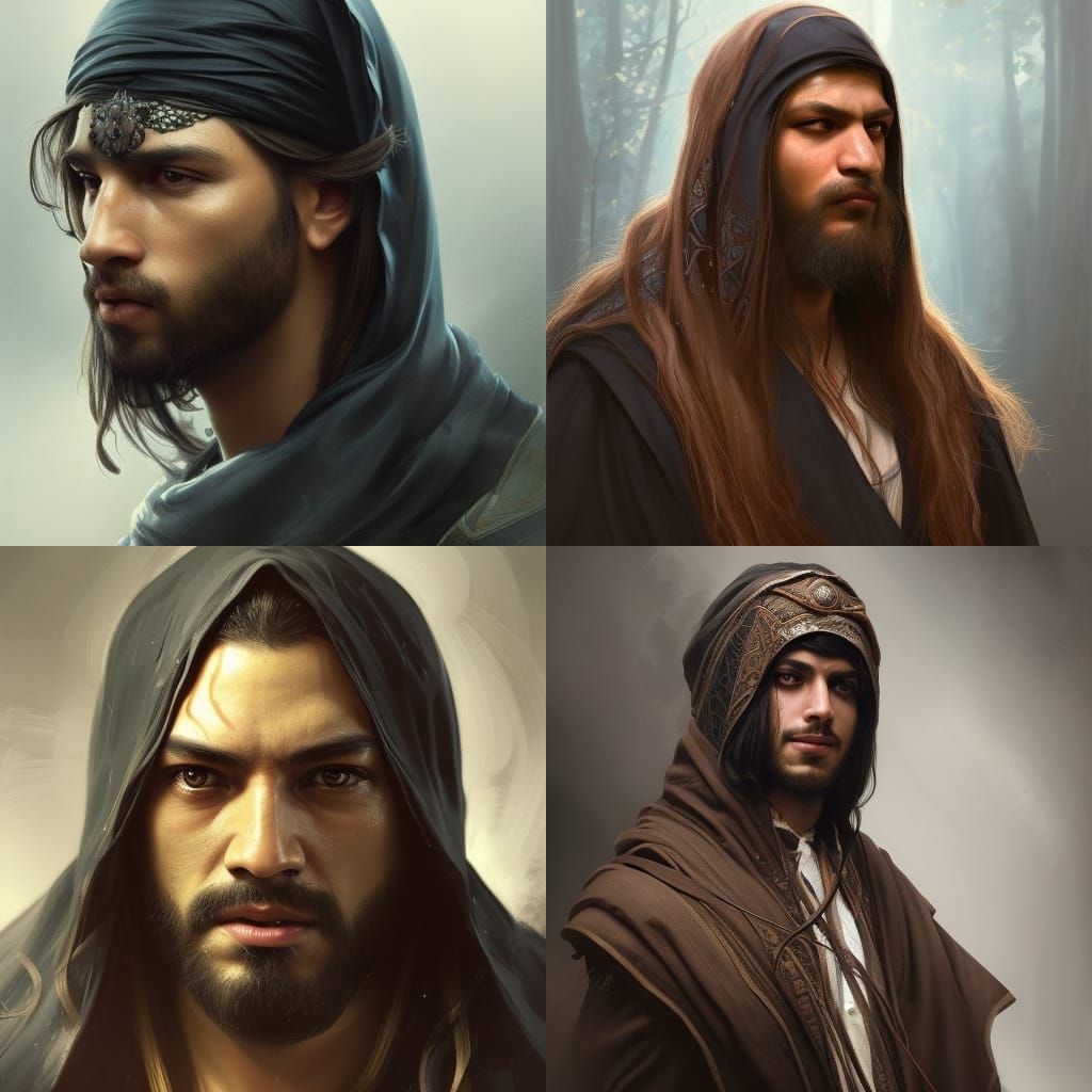 Ancient Thief Portrait in Hyperrealistic Digital Art