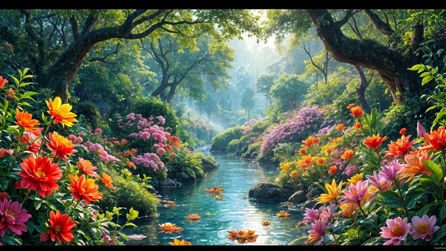 Eternal Serenity in Radiant Paradise