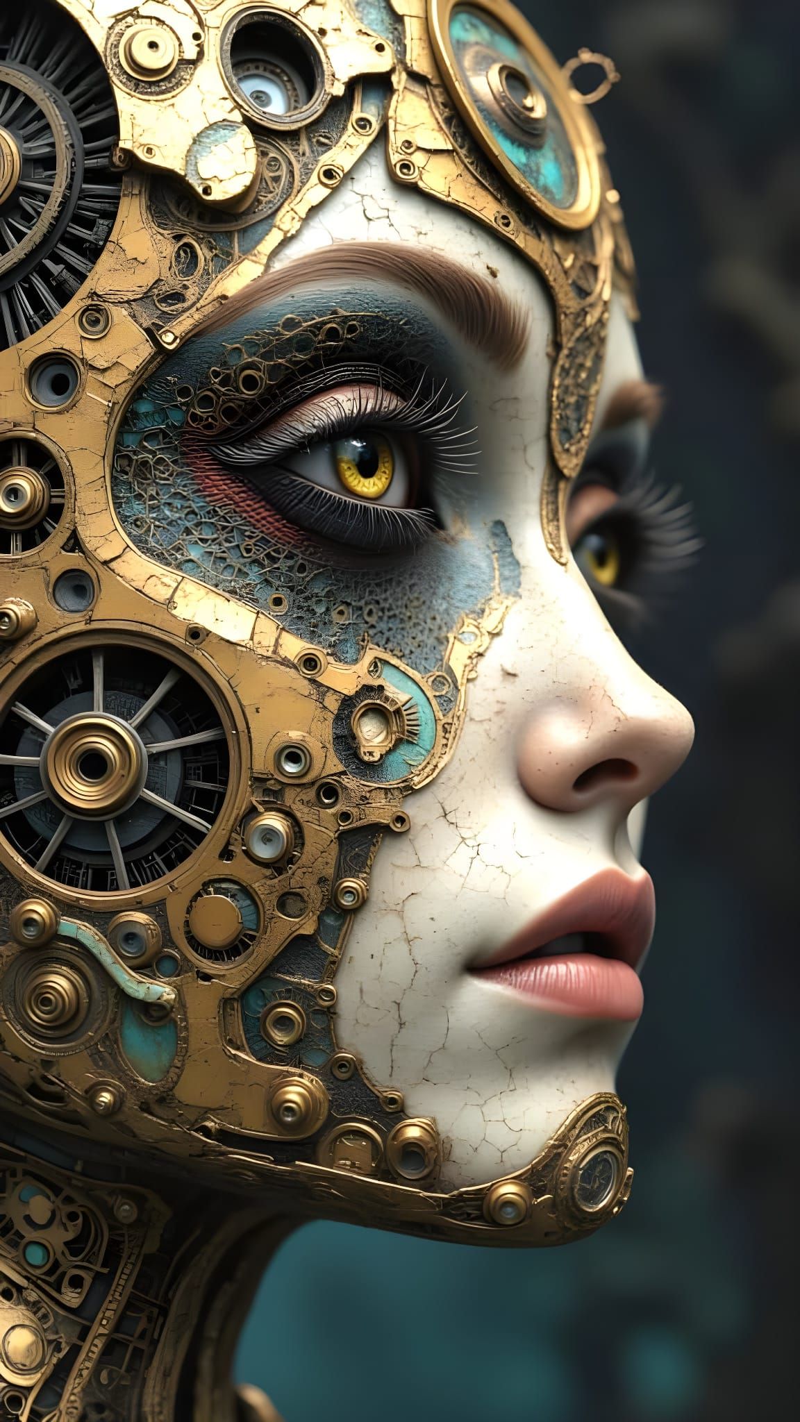 Wheels Turning In Her Head