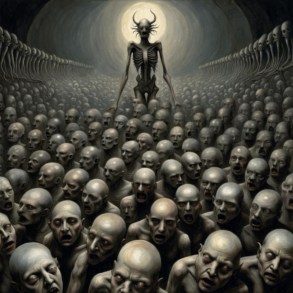 Cosmic Horror: Existential Nightmare in Surreal Style