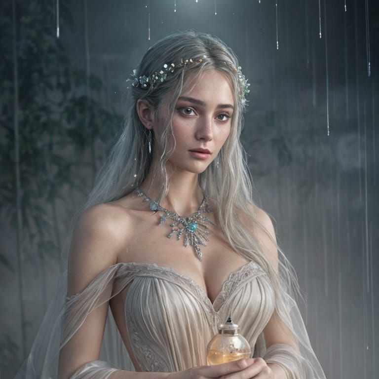 Aphrodite in Enchanting Studio Elegance