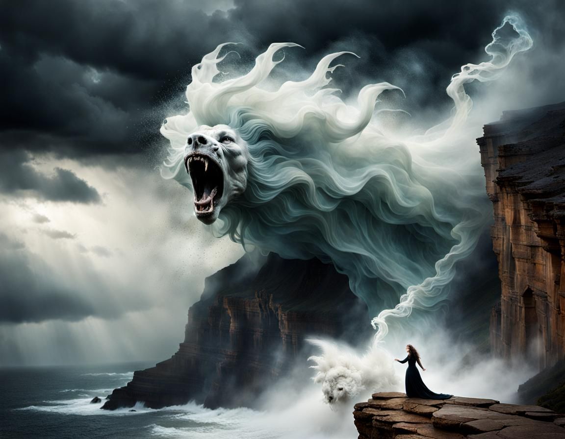 Banshee's Scream Turns Chimera to Ghostlike Dust