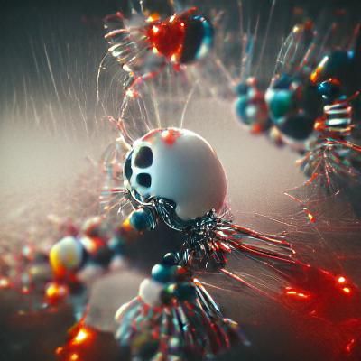 Creepy Octane Render with X-Particle Effects