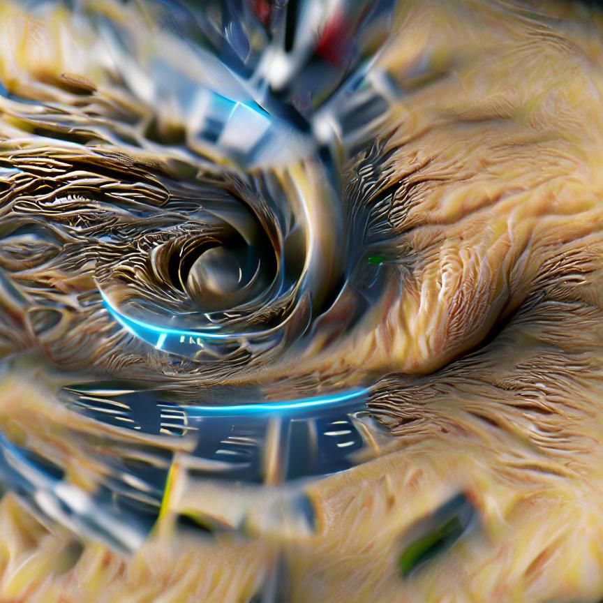 Abstract Time Vortex Illustration