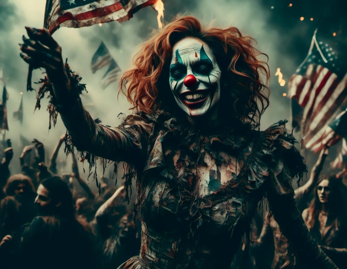 Controversial Figure Burns Flag: Hyperrealistic Image