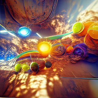 Colorful Solar System Illustration