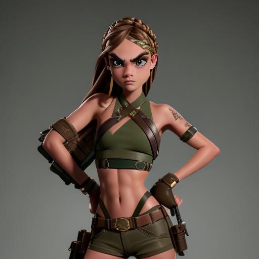 Tomb Raider Archetype in Sinister Cinematic Light