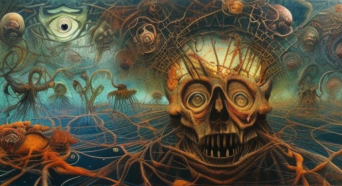 Otto Rapp's Alternate Reality: An Esoteric Oil Painting