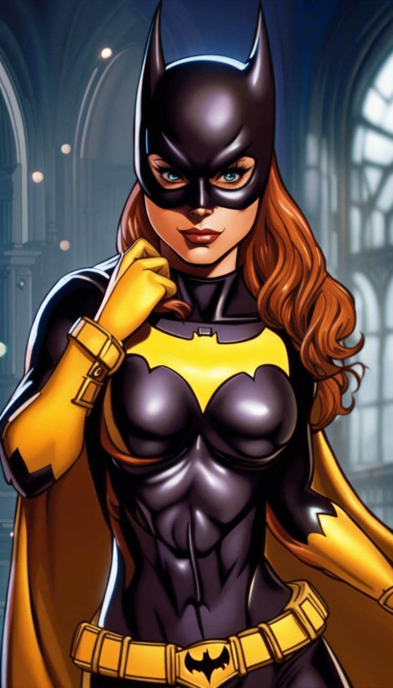 High Definition 4K Rendering of Batgirl