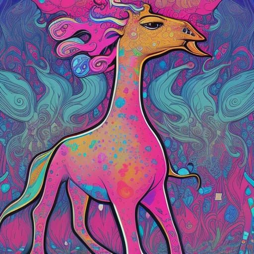 Pink Giraffe 205