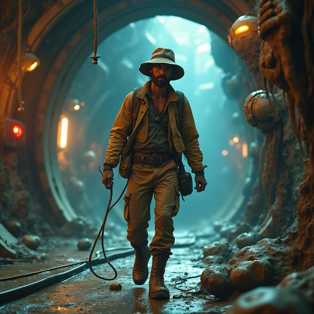 Gritty Space Station Archaeologist Faces Electronic Trap and...