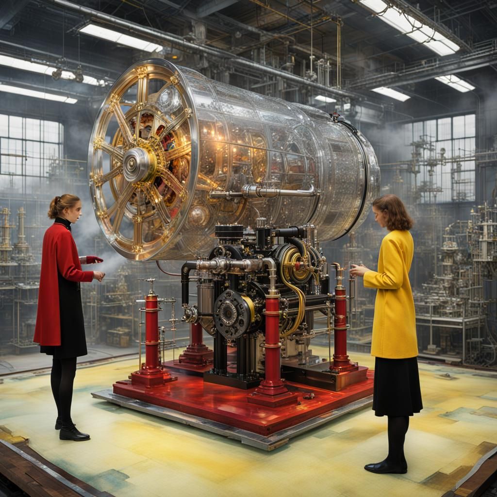 Crystalline Engine Examined by Women in Crystal Lab