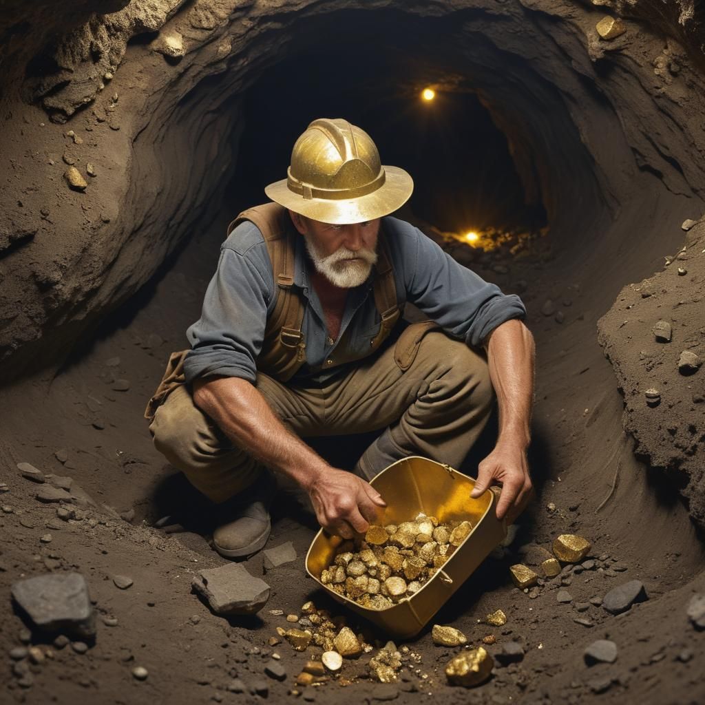 Gold Miner Discovers Underground Treasure Trove