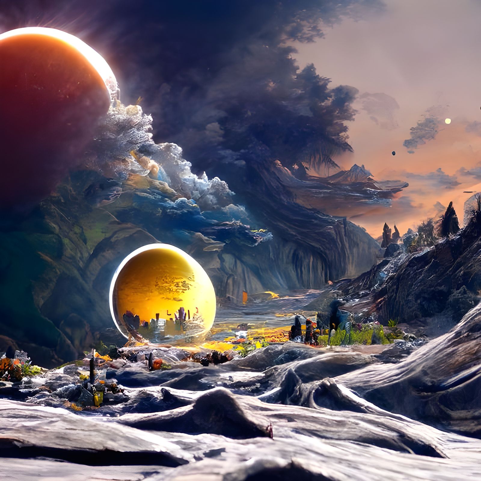 Storm on an Alien Planet