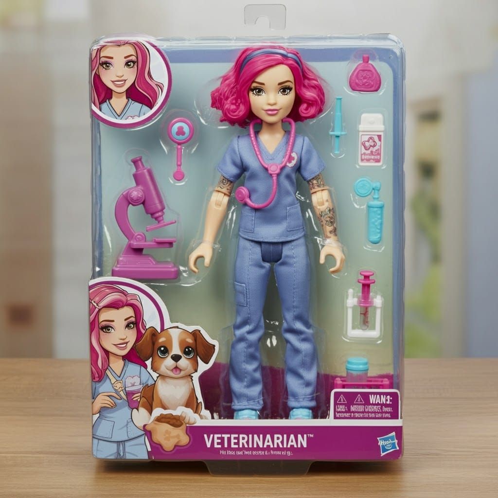 Veterinarian Action Figure with Accessories