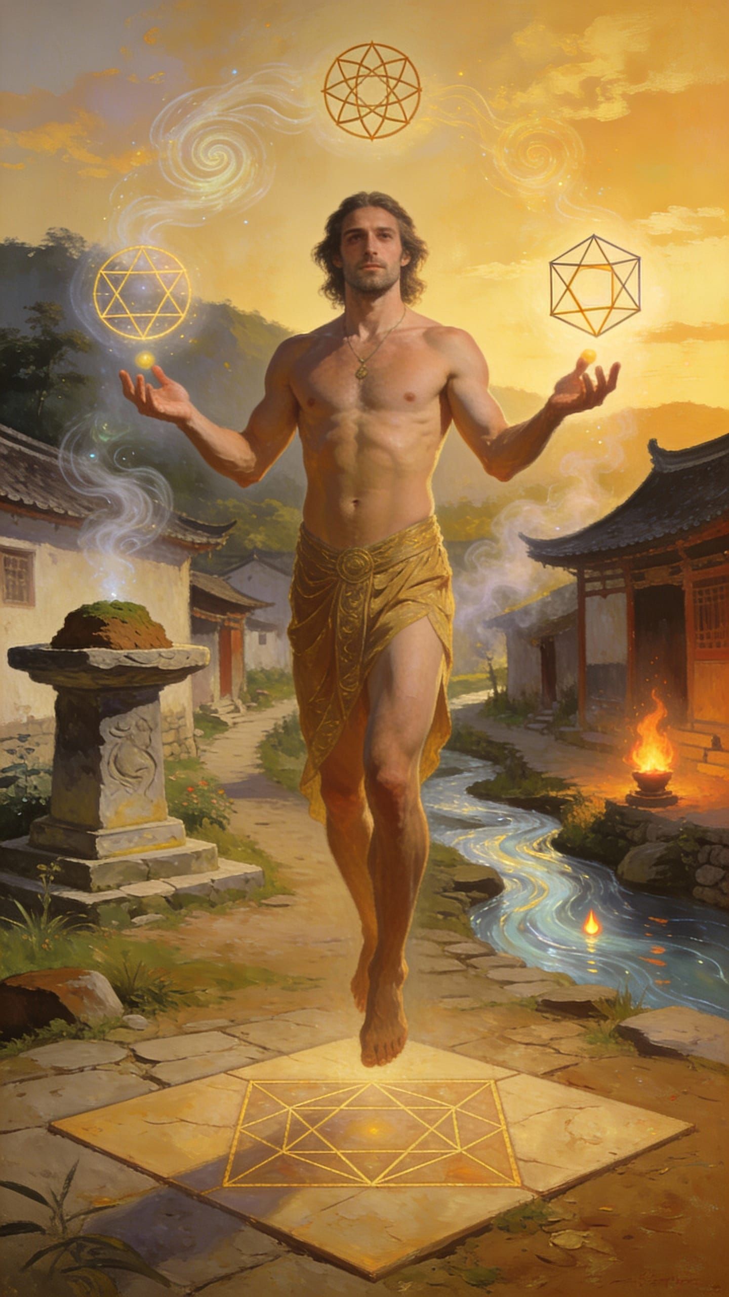 Sacred Geometry Masterpiece: Metaphysical Art