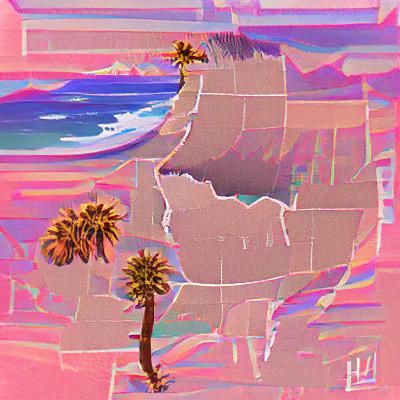 California Image Generated From Simple AI Prompt