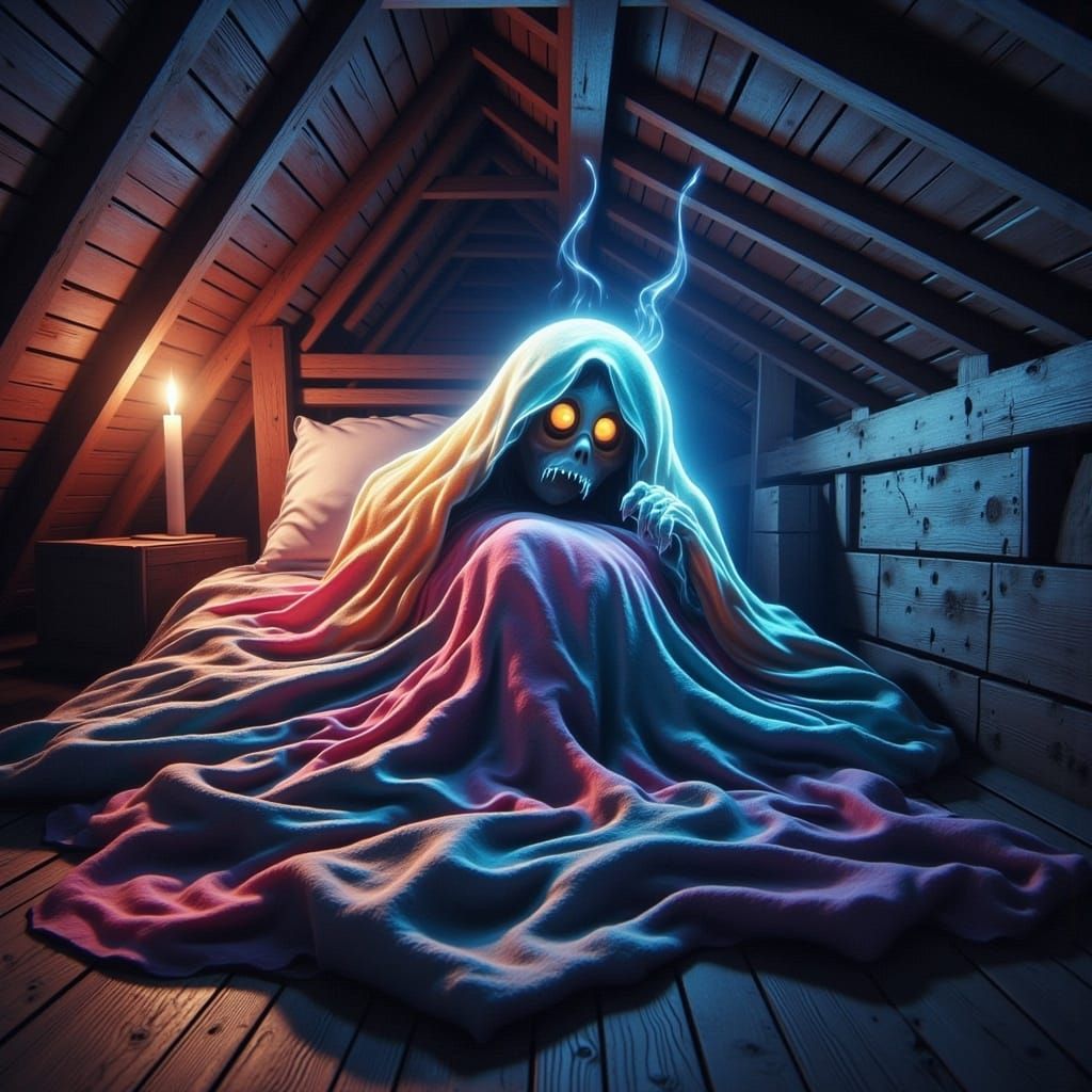 Hyper-Realistic Ghost Entity in Bed