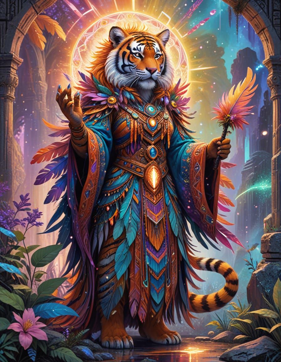 Mystical Shamaness of the Ancient Ruins