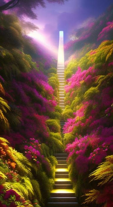 DC: A Stairway to Heaven. We can go knockin' on Heaven's door.