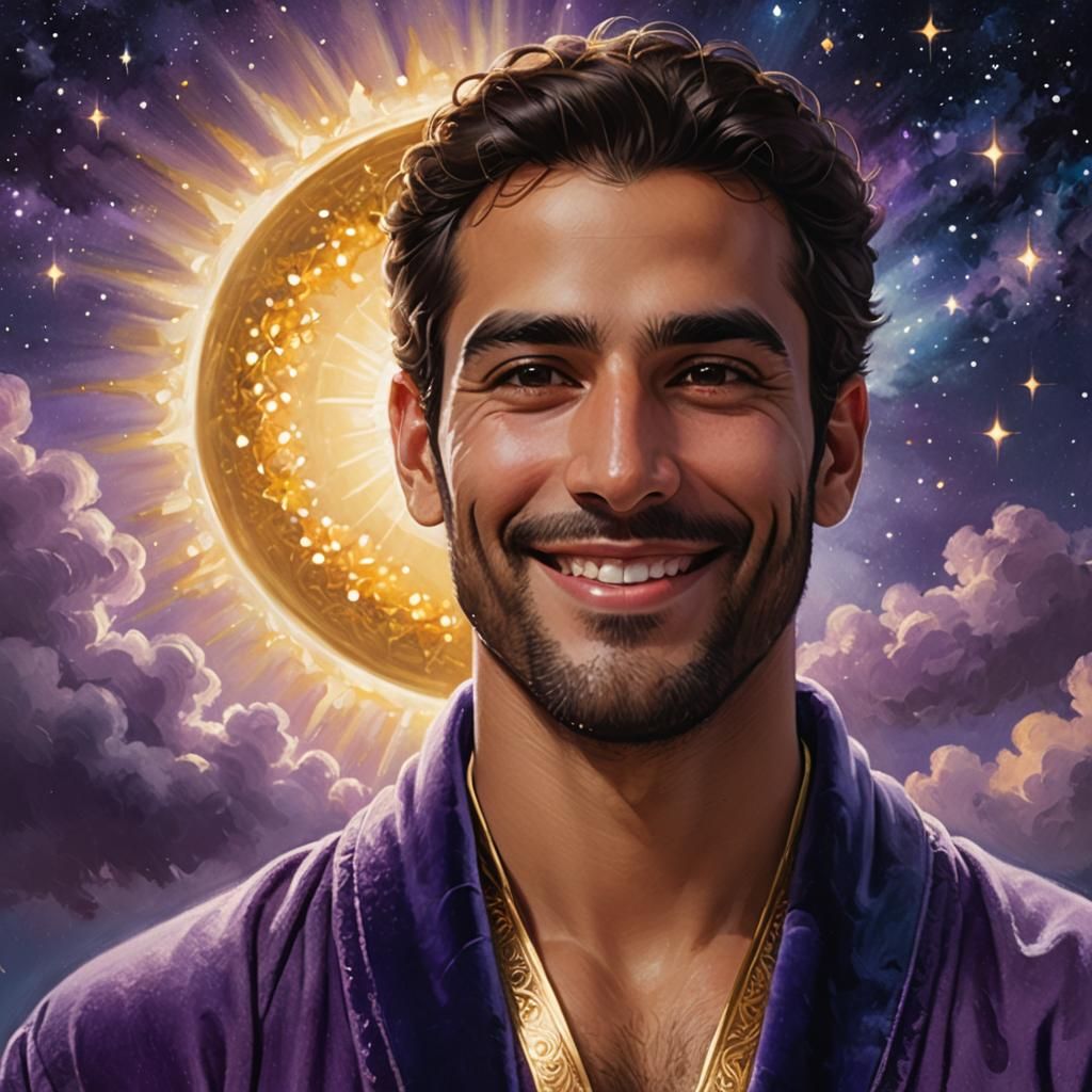 Radiant Saint in Ethereal Fantasy Style