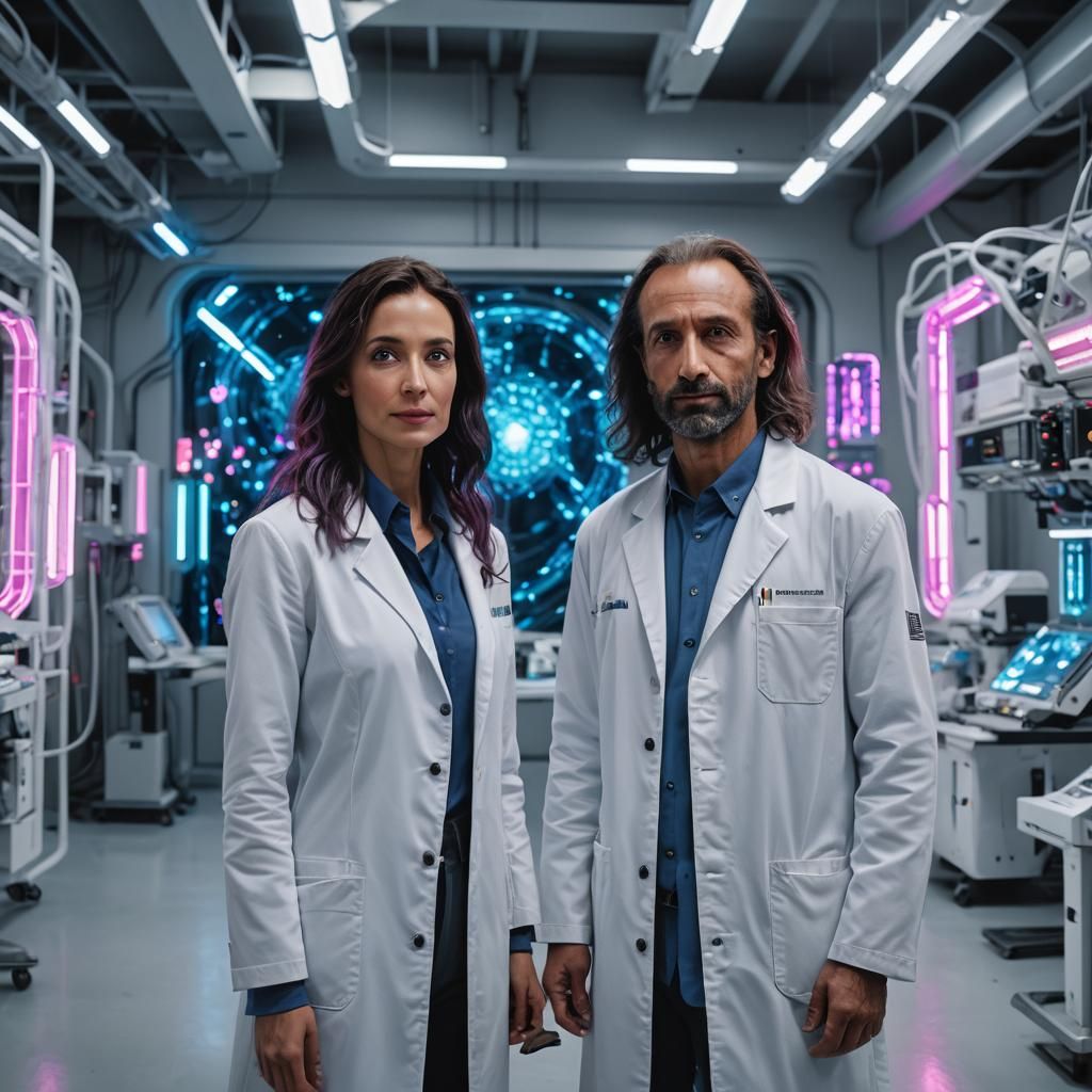 Extraterrestrial Woman with Crystals, Hyperrealistic Splash ...