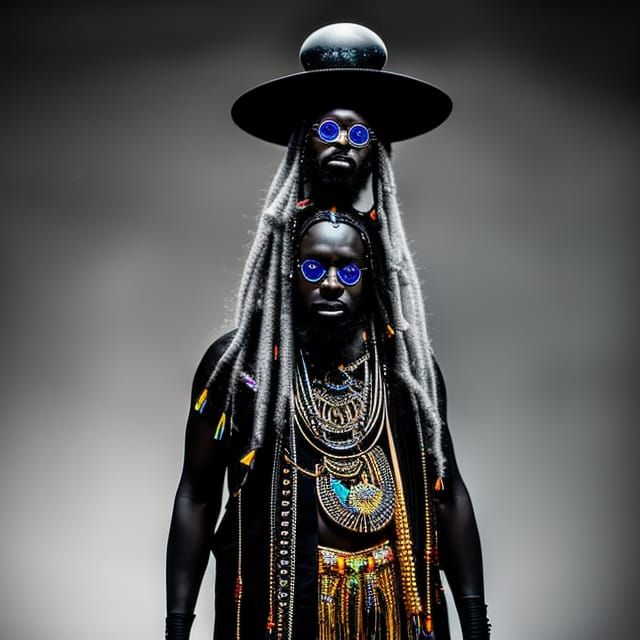 Techno-Voodoo Priest in Hyperdimensional Mesh