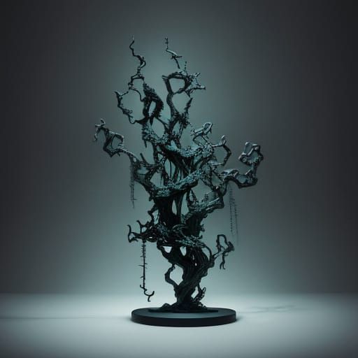 Surrealist Masterpiece in Dark, Twisted Metal