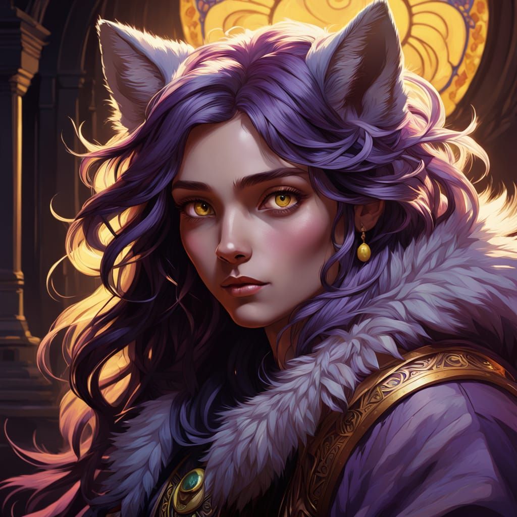 Fantasy Fox in Warm, Soft Light