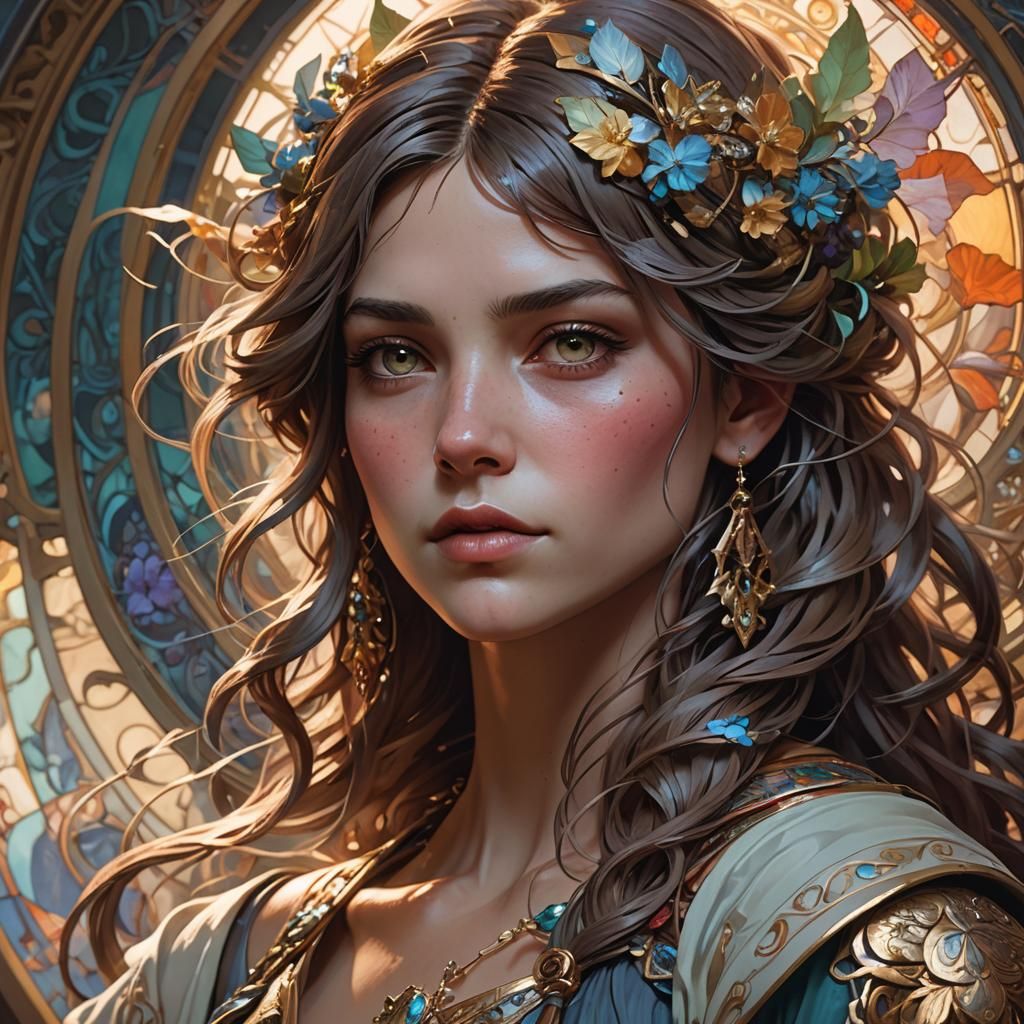 Detailed Portrait in Unreal Engine 5 Style