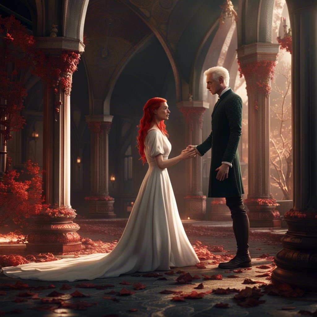 Draco Malfoy's Wedding: A Matte Painting