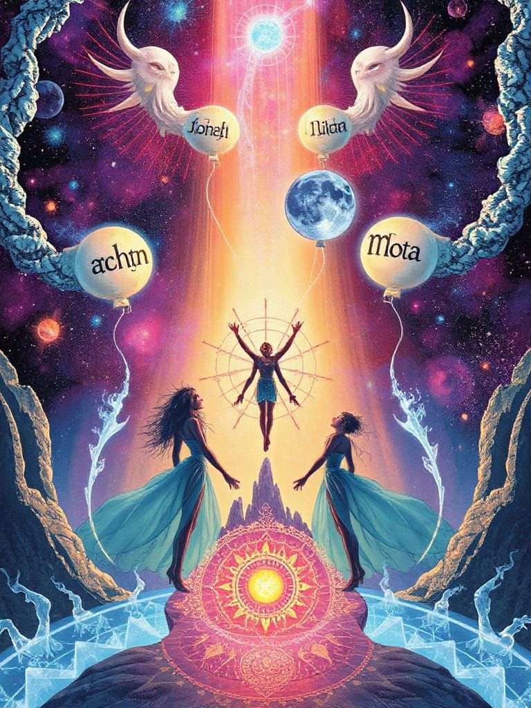 Cosmic Ritual in Ethereal Realms