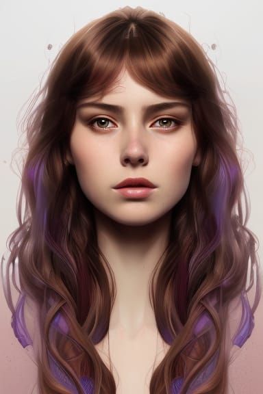 Croatian Woman Portrait in Hyperdetailed Style