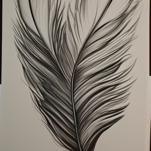 Delicate Feather Close-Up