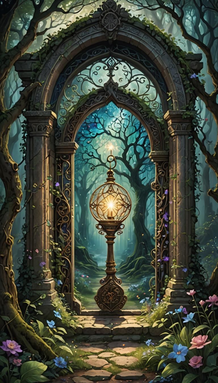 Ethereal Scene of Mystical Openness and Focus